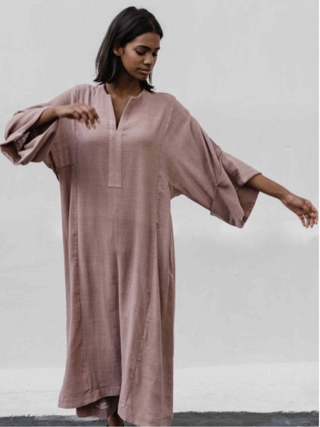Hpelegant Lilac V-Neck Dress — image 7 of 7